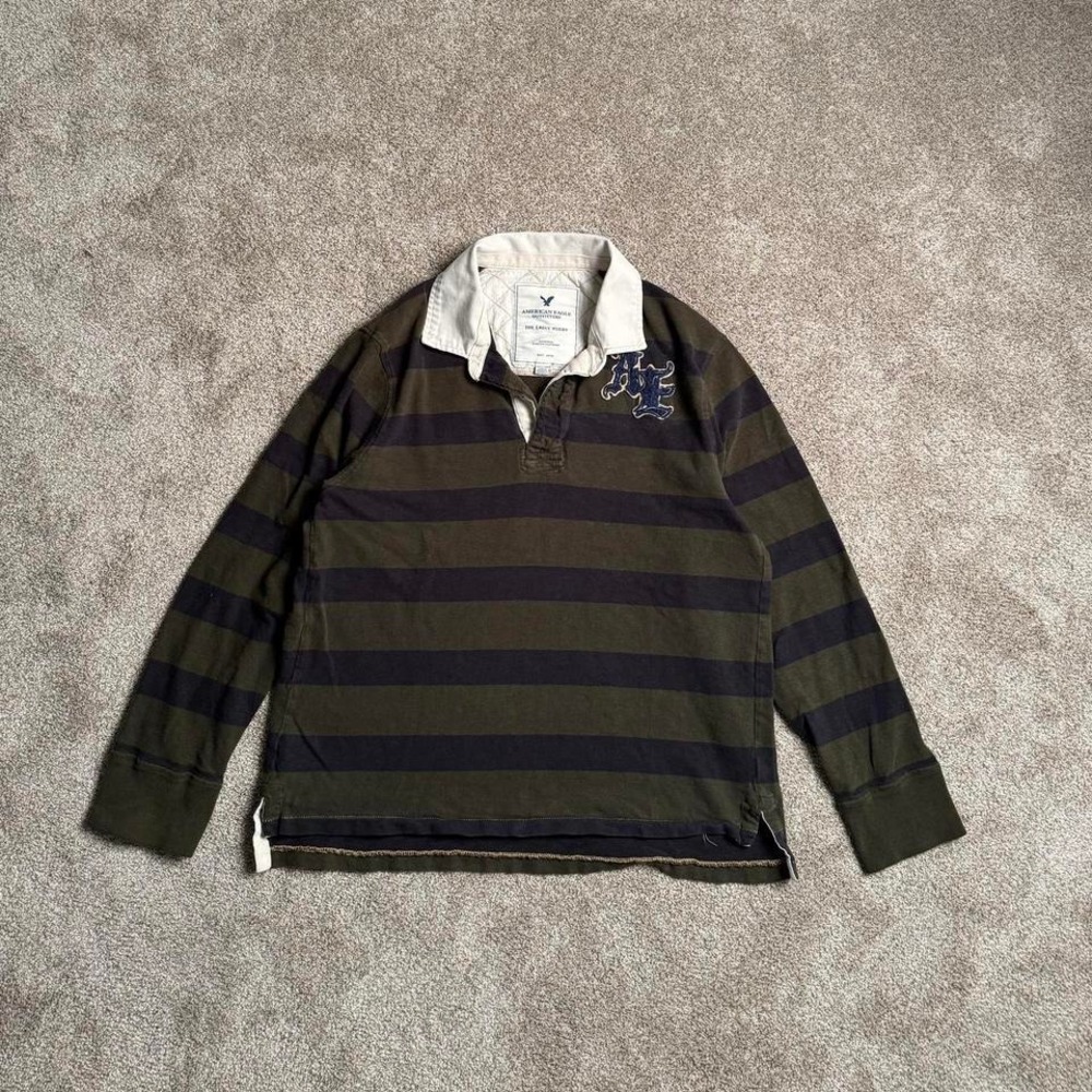 AMERICAN EAGLE "THE EAGLE RUGBY" 00s RUGBY JERSEY
